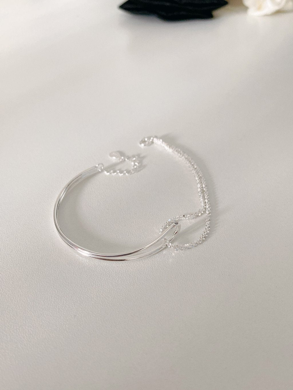 B1194 Dazzling Half-Bangle Bracelet