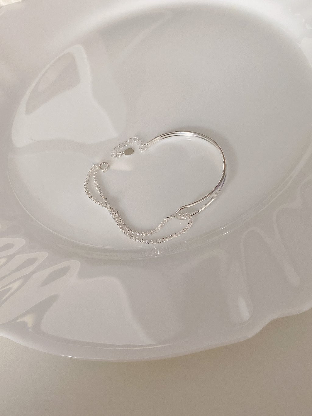 B1194 Dazzling Half-Bangle Bracelet