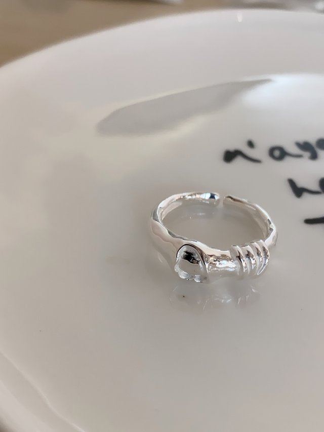 R1358 Irregular Sterling Silver Ring