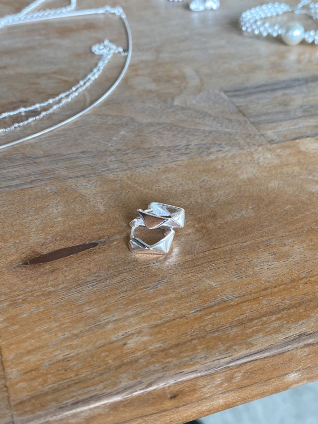 E1352 Square Cut Earrings