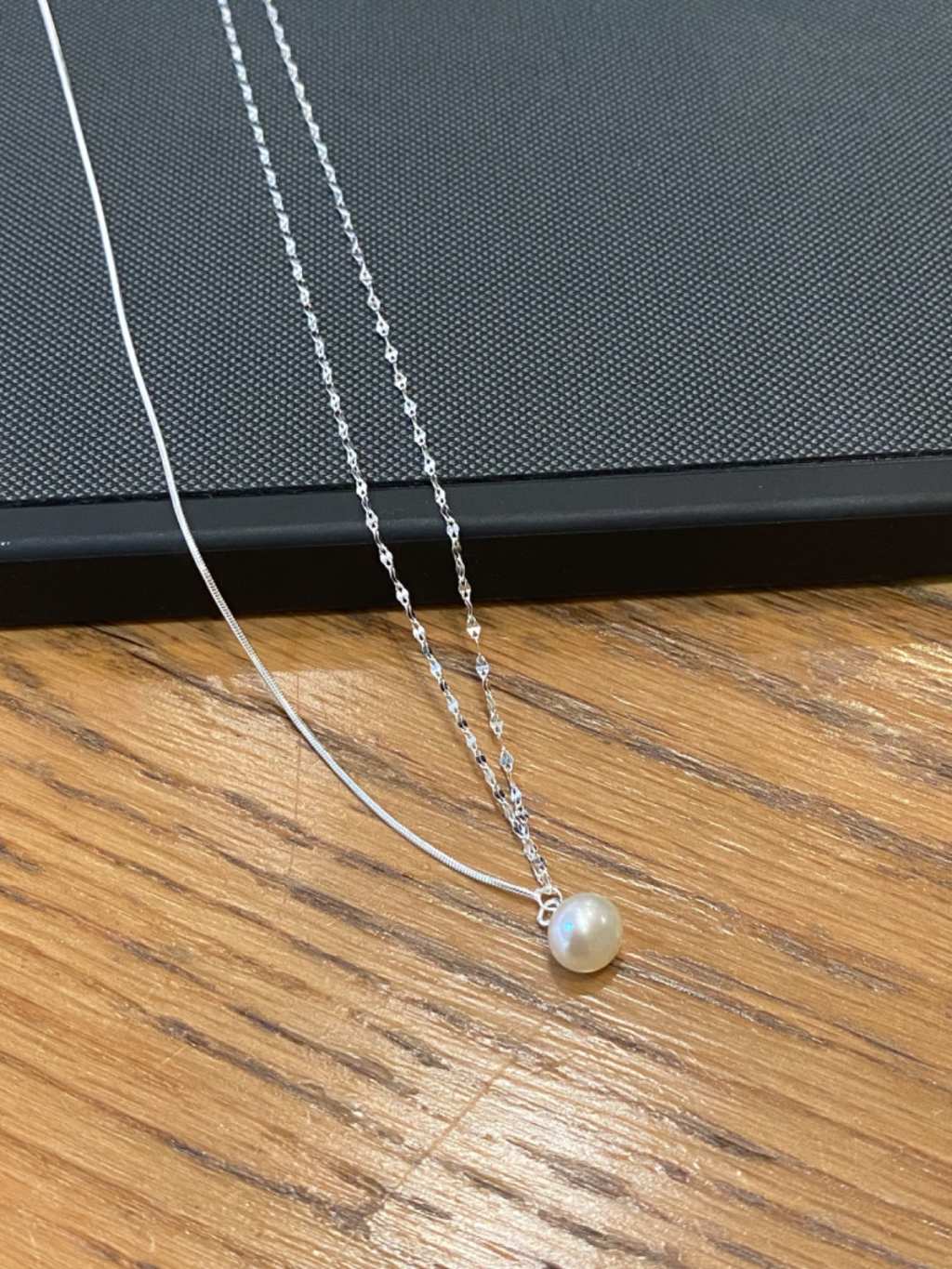 N1254 Natural Pearl Double Necklace