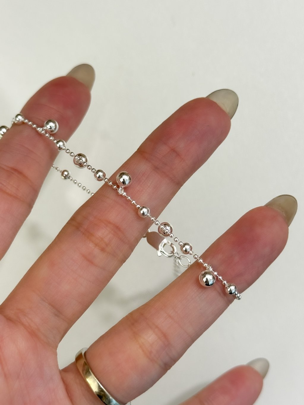 B1501 Small & Large Bead Bracelet