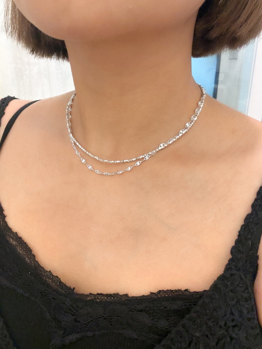 N1303 Cubic Zirconia Starburst Necklace