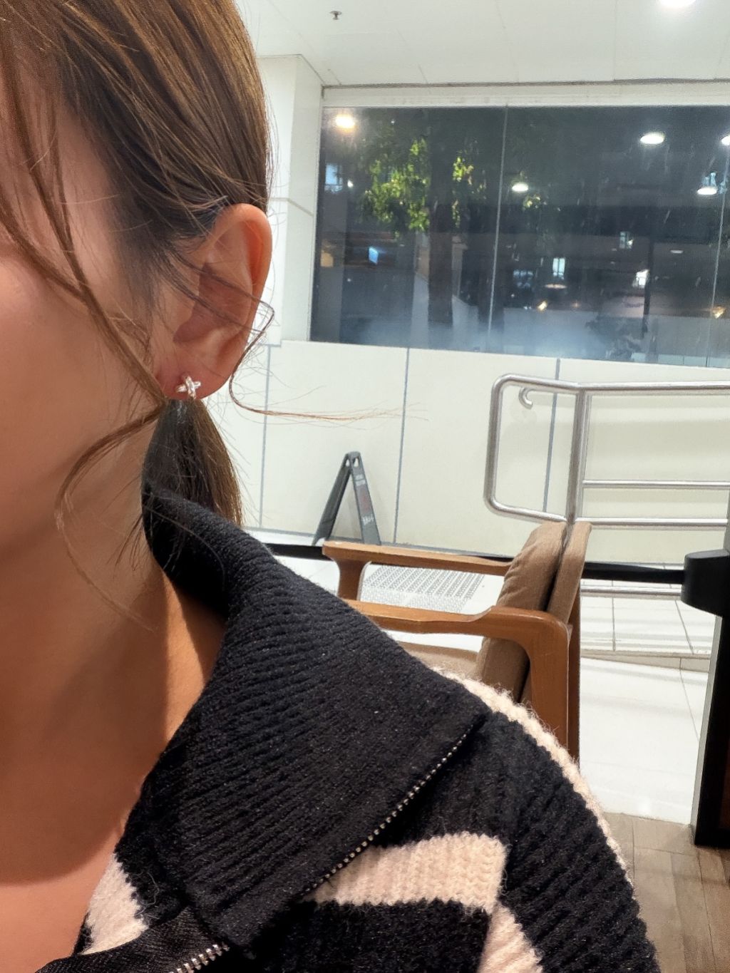 E1463 Cross Earrings