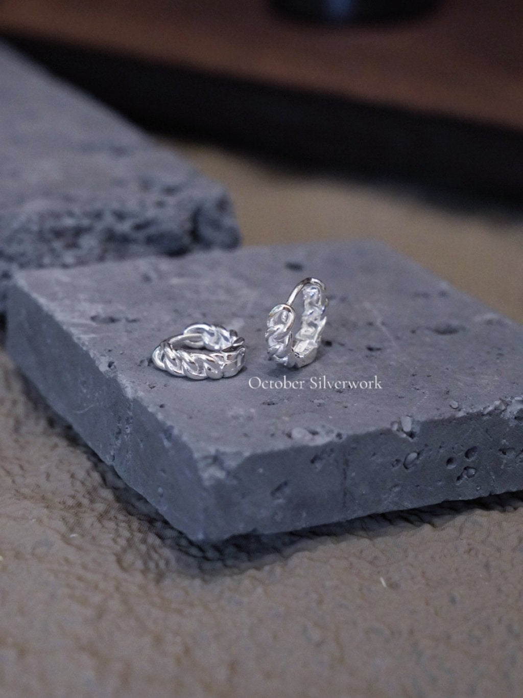 E1490 Cuban Link Earrings