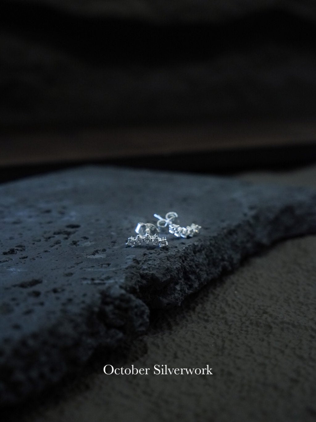 E1498 Smile Zircon Earrings