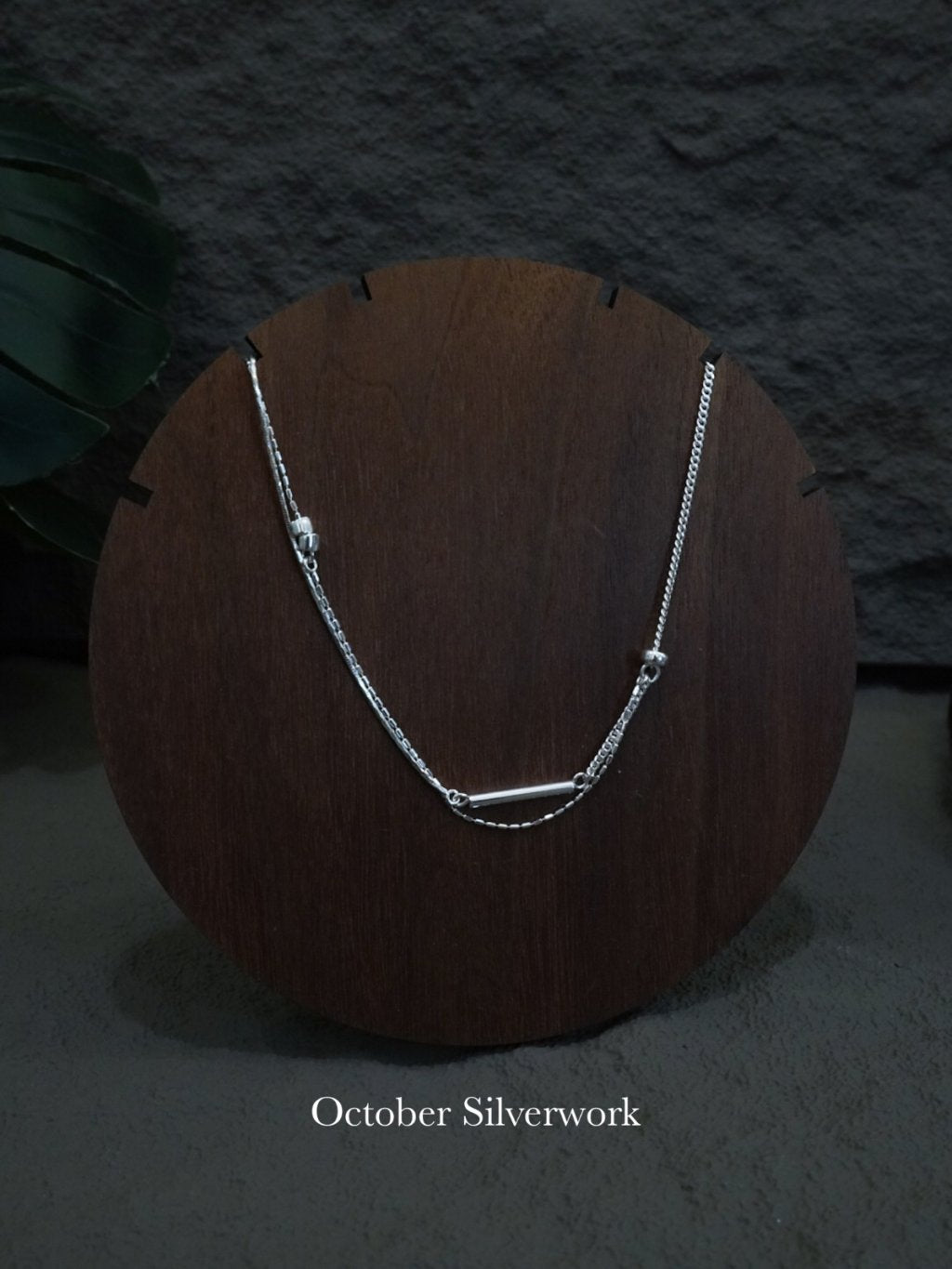 N1360 Multi-chain拼接Double-chain鎖骨Necklace