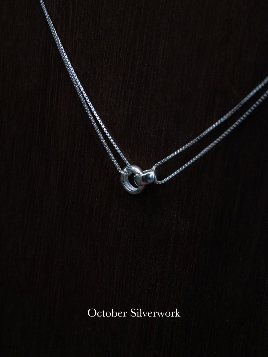 N1212/N1213 Double Ring Necklace