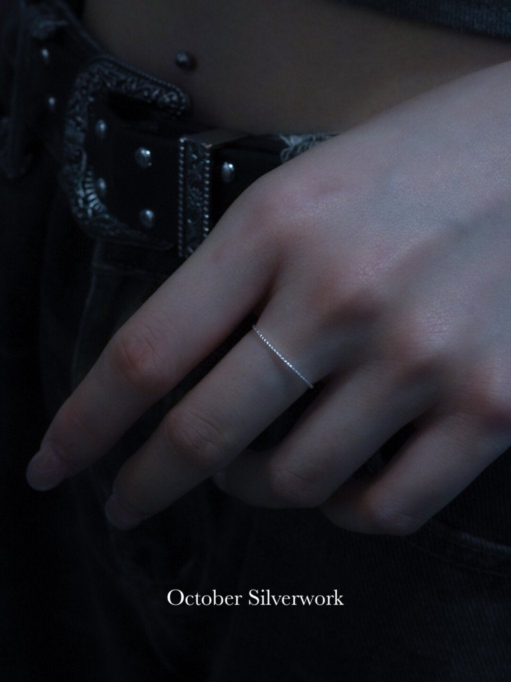 R1786 Super Dainty Shimmering Eternity Ring