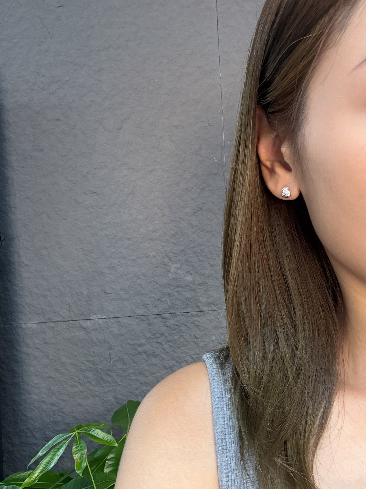 E1508 Zircon Small Stone Earrings