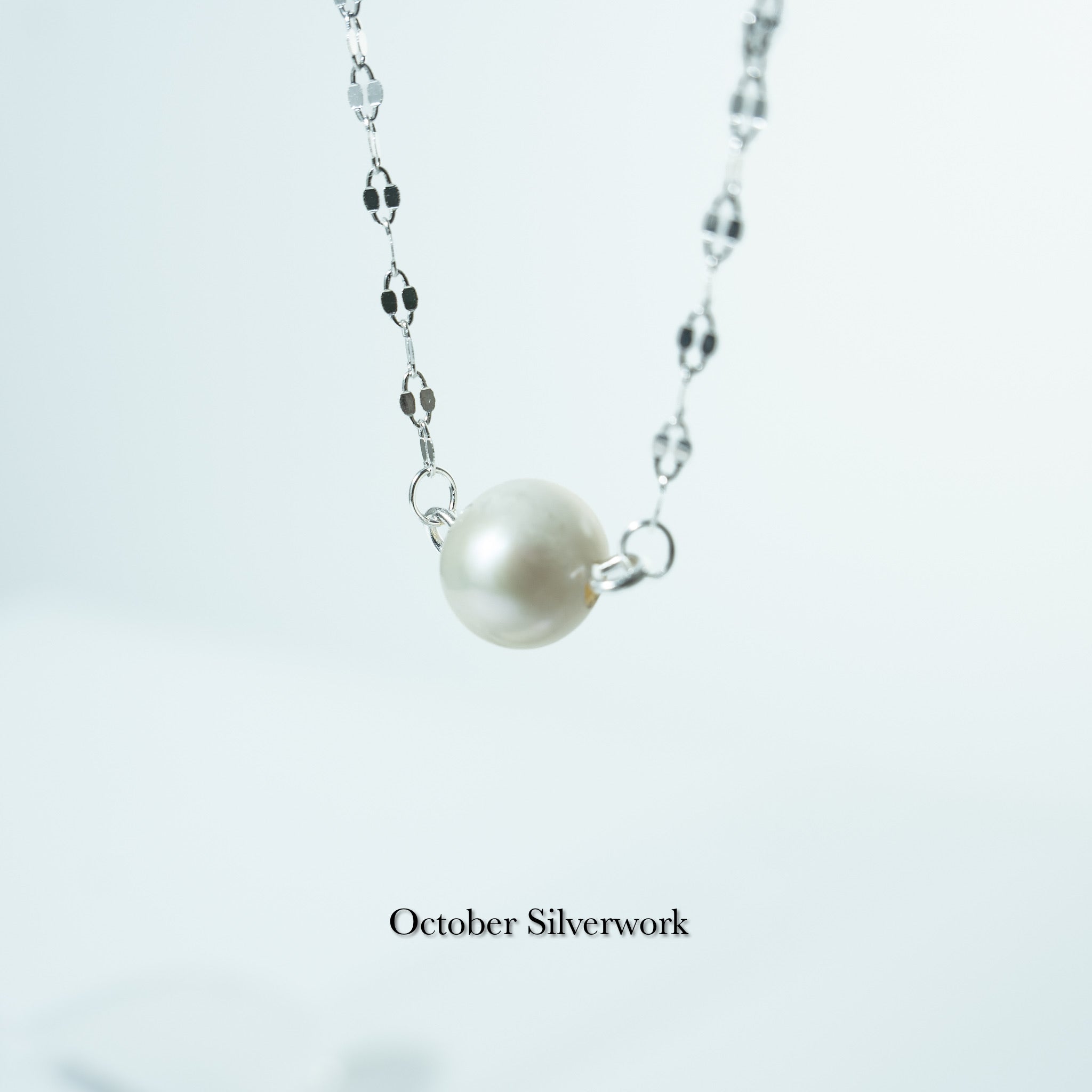 N1364 Natural Pearl Petal Necklace