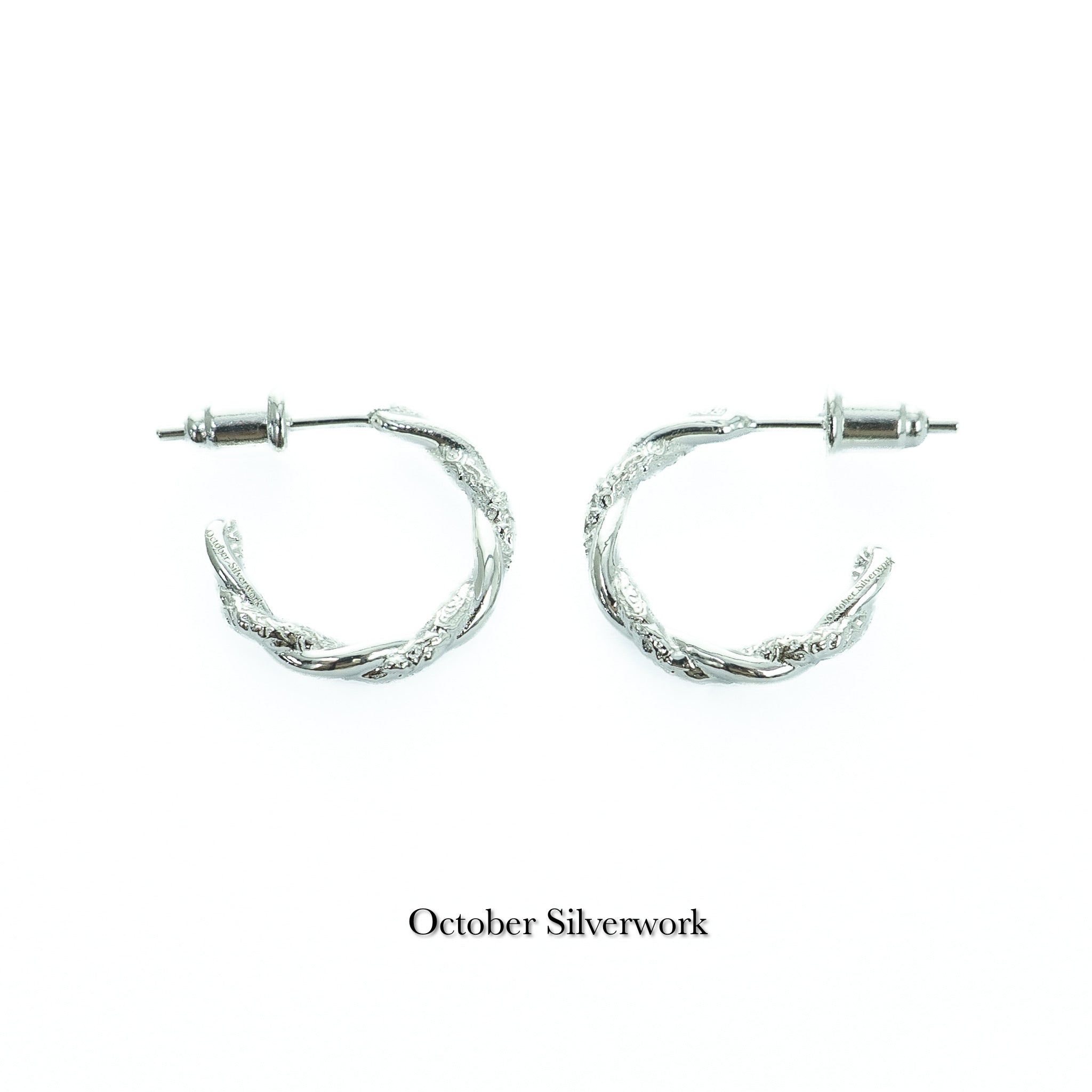 OSE-01 Twisted Rope Hoop Earrings