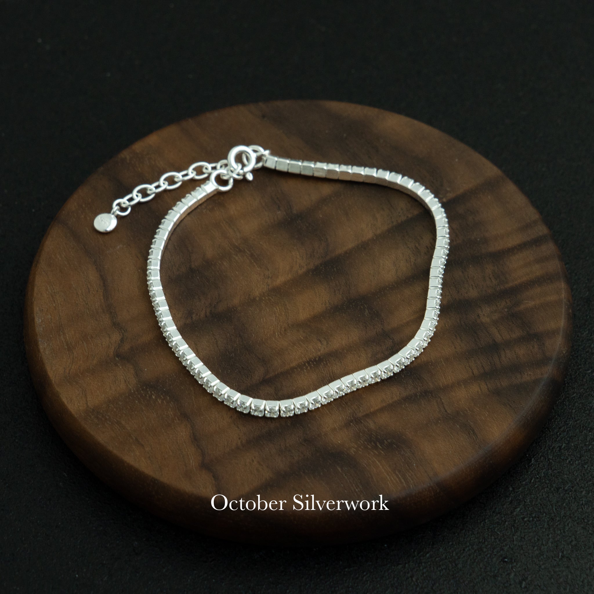 B1581 2mm Zircon Bracelet