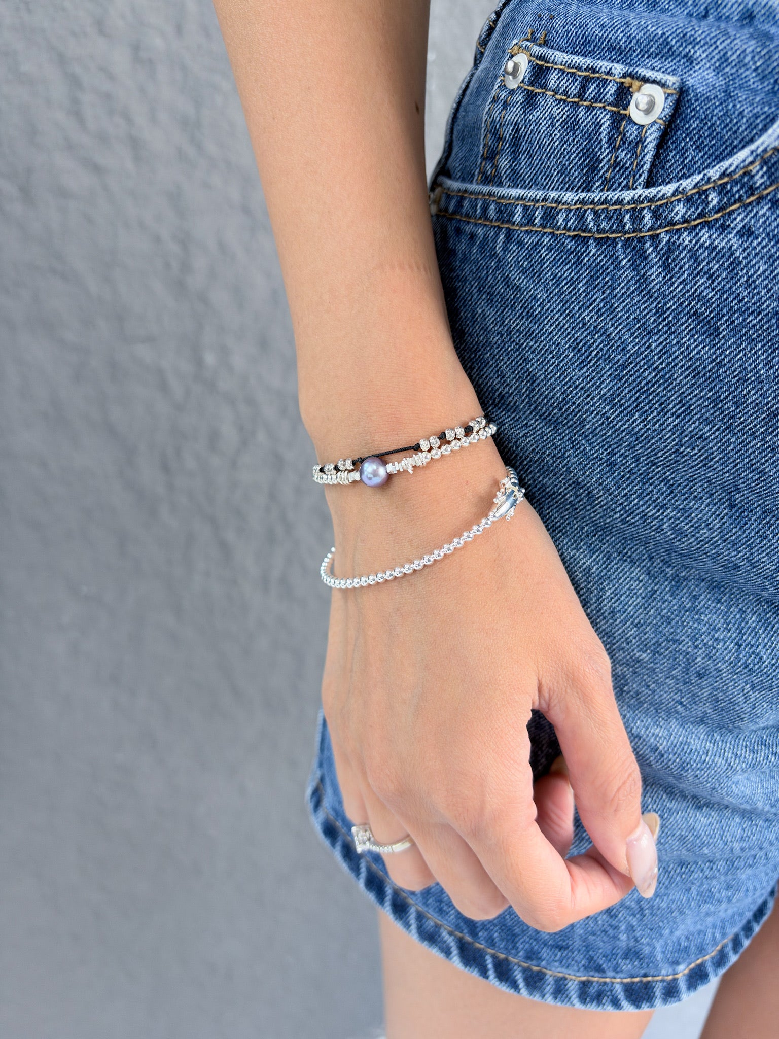OSB-21 Dainty 3mm Bead Bracelet