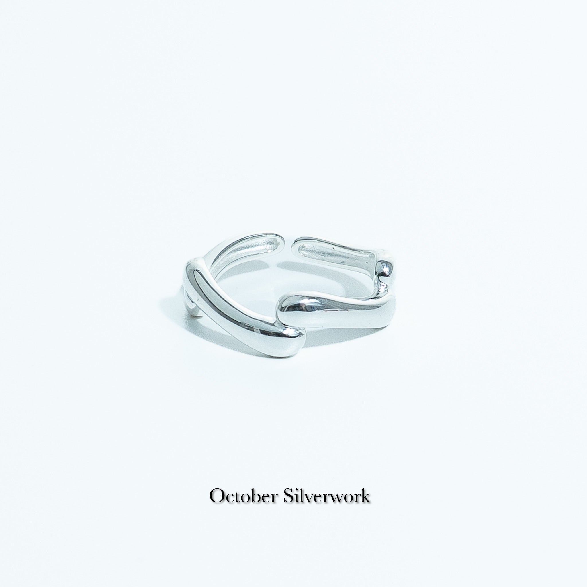 R1801 Wavy Layered Ring