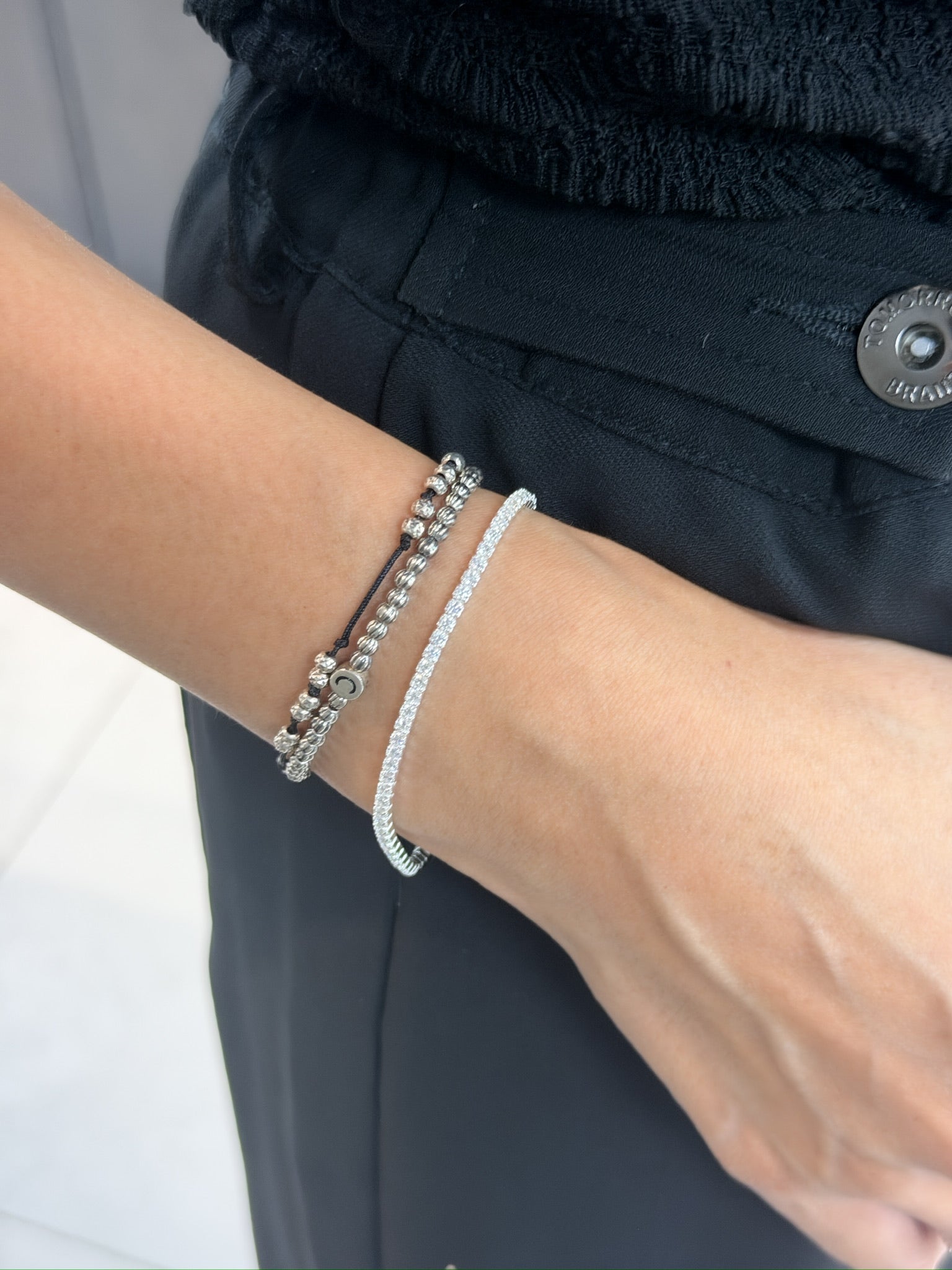 B1581 2mm Zircon Bracelet